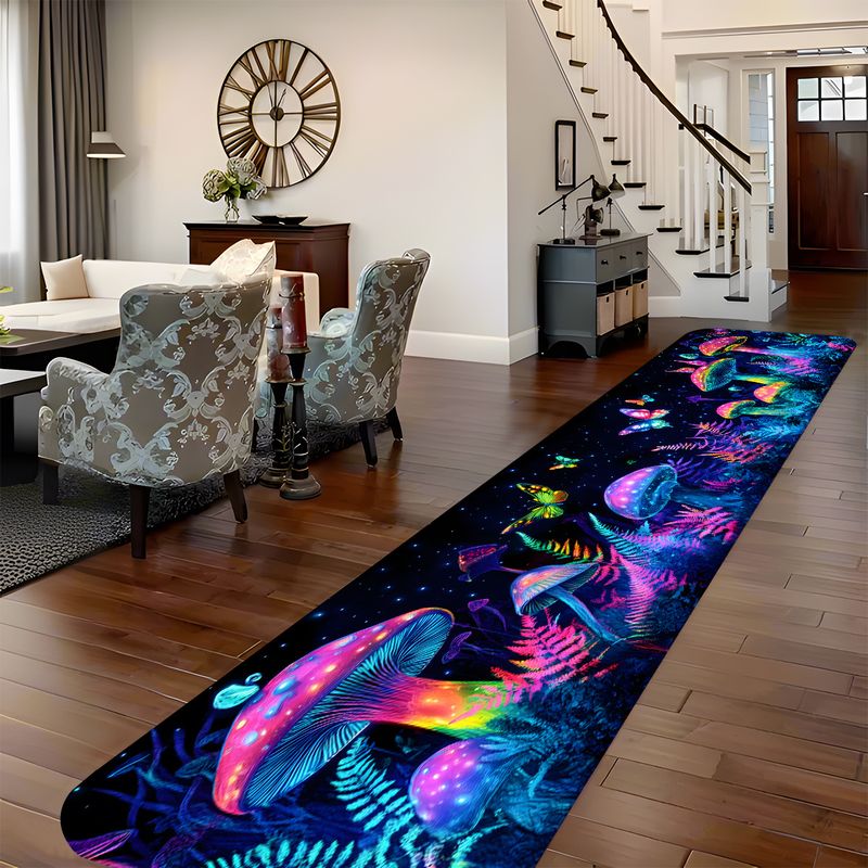Electronics Repair Mat - VIKAMA Psychedelic Neon Mushroom Butterfly Long