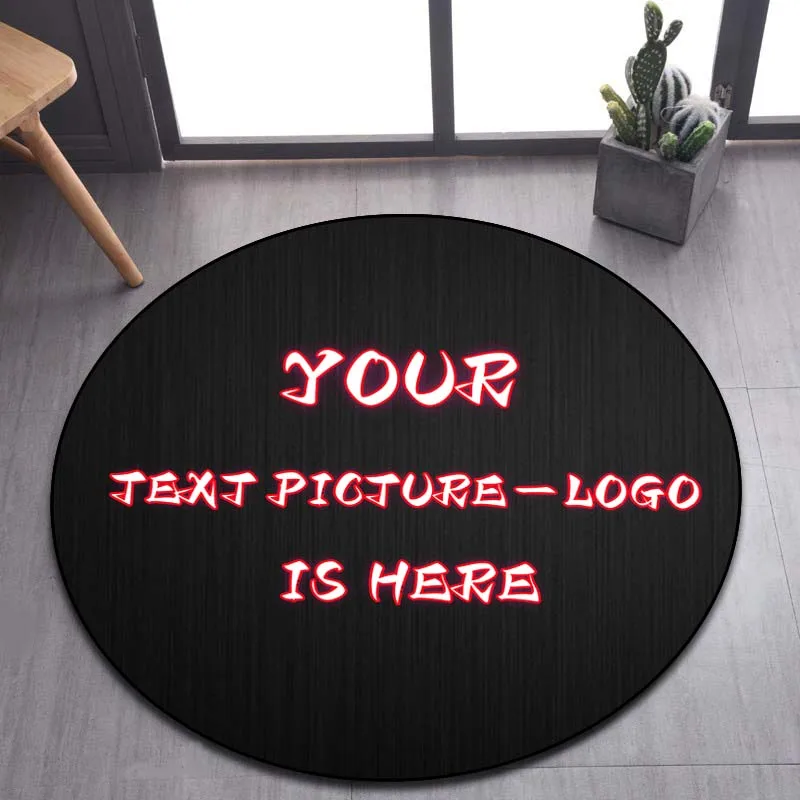 Electronics Repair Mat - Custom Round Rug with Logo, Personalized