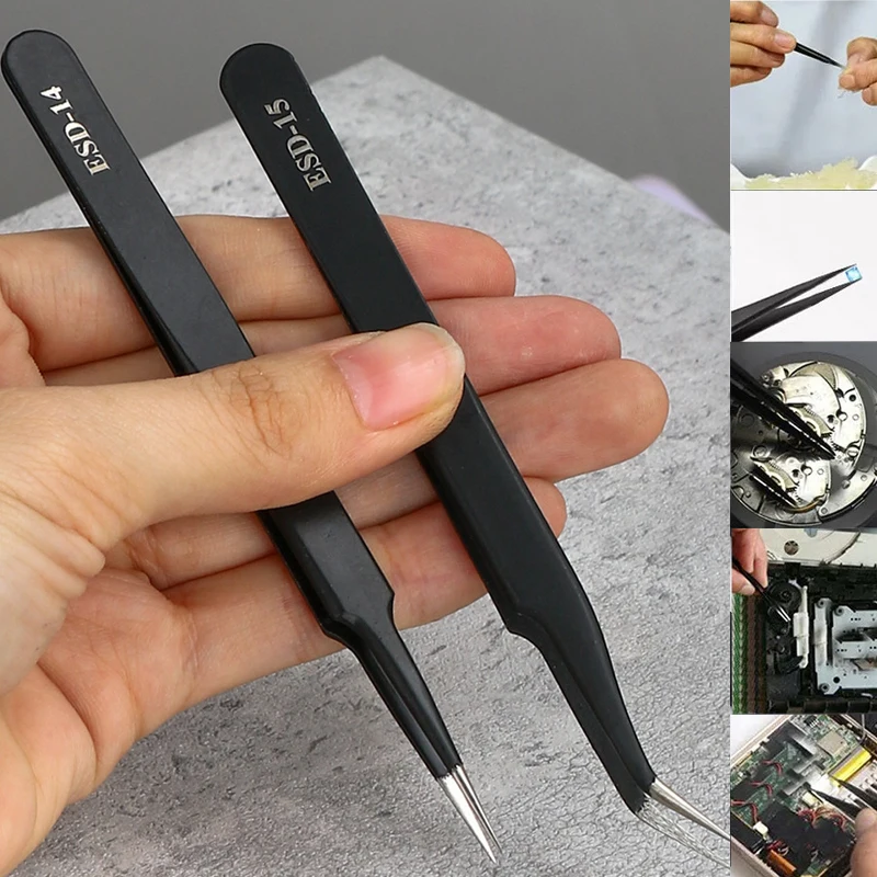 Watch Tweezers Tool ESD Anti-S - Electronics Repair Parts recension och pris