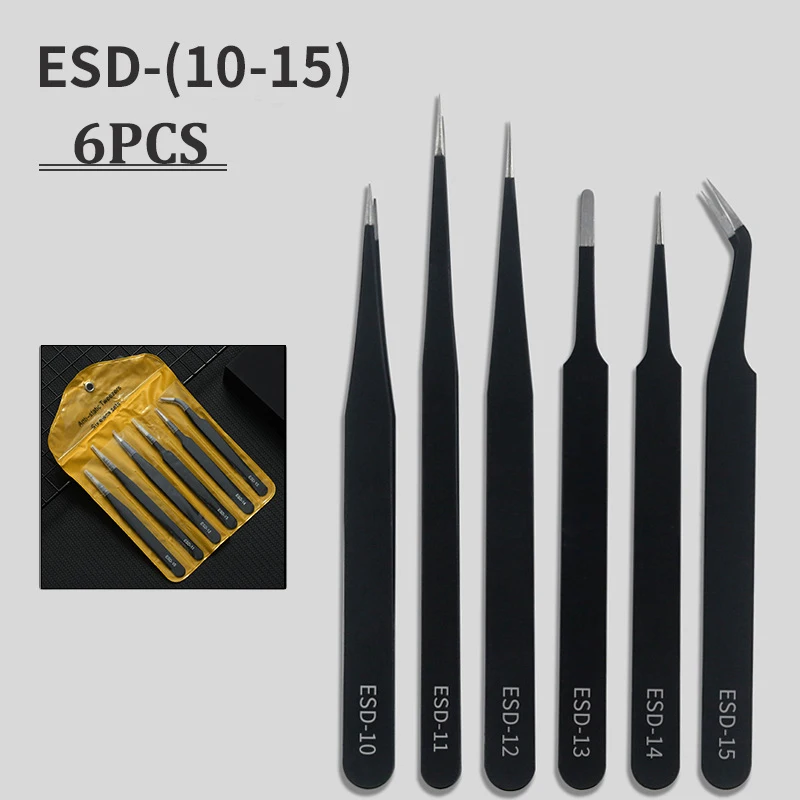 Watch Tweezers Tool ESD Anti-S - Electronics Repair Parts recension och pris