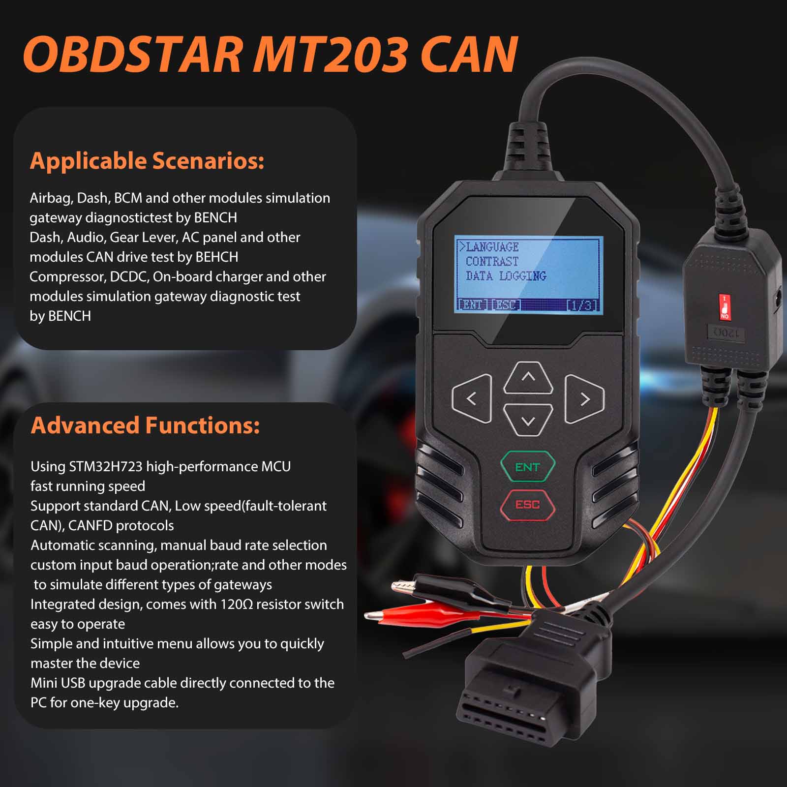 2026 New OBDSTAR MT203 CAN Dri - Electronics Repair Simulator recension och pris