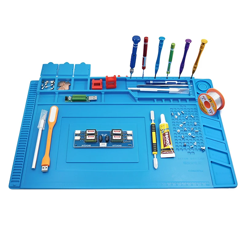 Silicone Soldering Mat ESD Ant - Electronics Repair Mat recension och pris