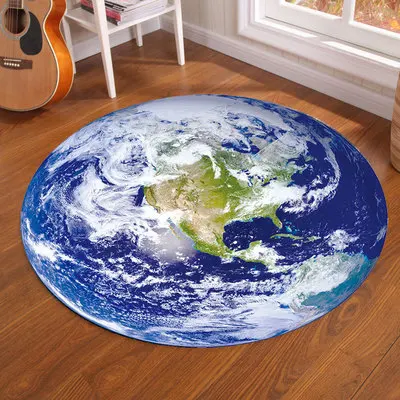 Galaxy Earth Moon Round Carpet - Electronics Repair Mat recension och pris