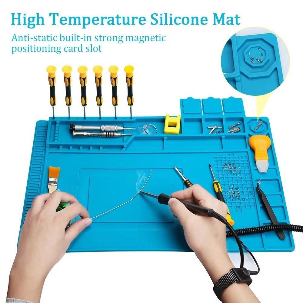 Silicone Soldering Station Mat - Electronics Repair Mat recension och pris